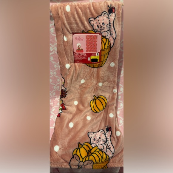 Strawberry Shortcake Fall Plush Throw - Picture 1 of 4